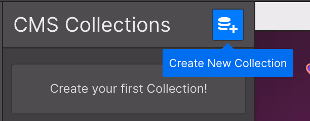 Création d'une liste de collection dans Webflow
