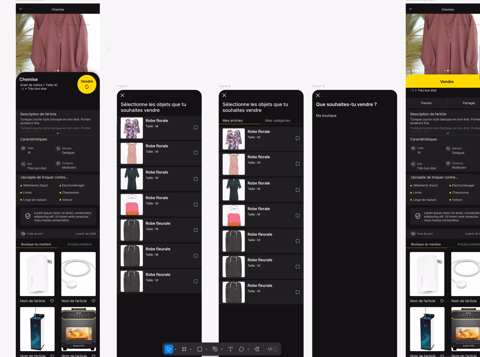 Design d'une application mobile (UI)
