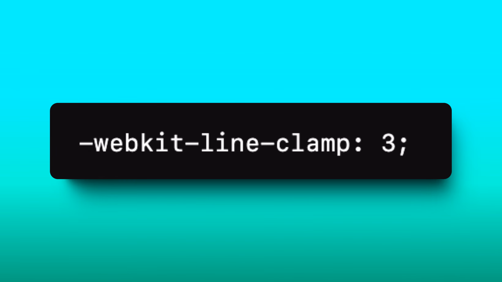 Code CSS qui permet de définir dans le code global le nombre de ligne à partir duquel on souhaite couper le texte