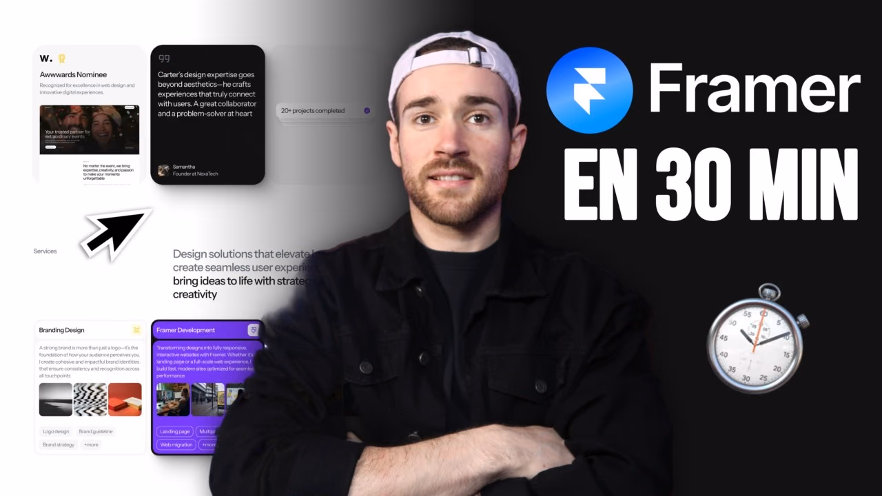 Miniature de la vidéo : Apprendre Framer en 30 minutes
