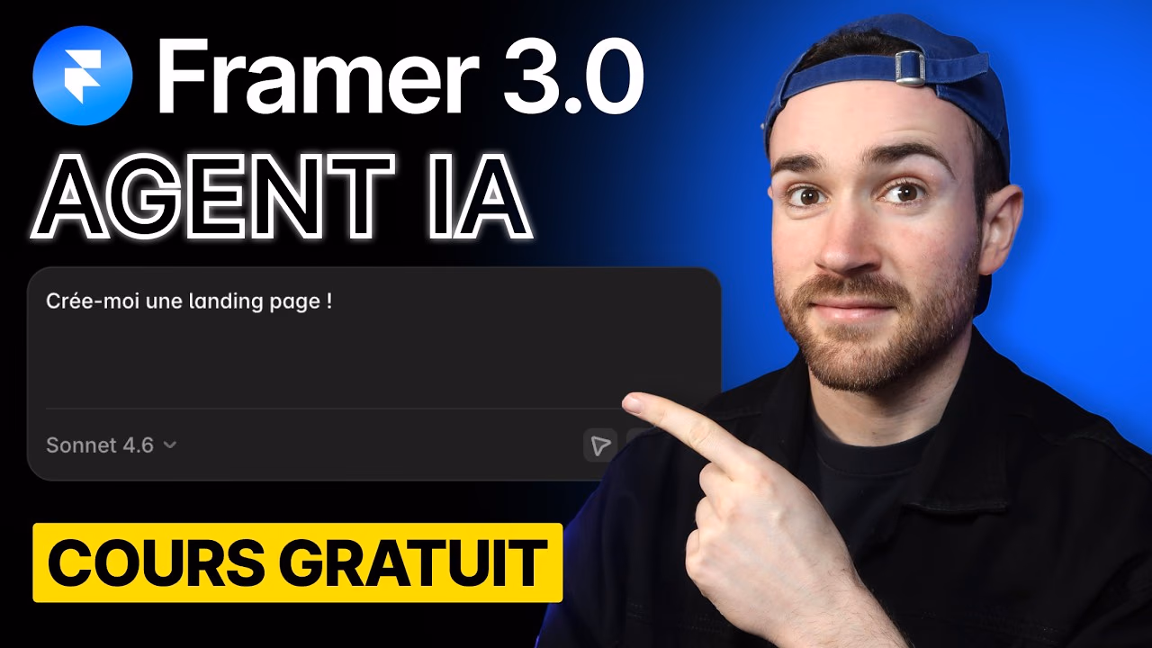 Miniature du cours : Créer un site pro avec les agents IA de Framer