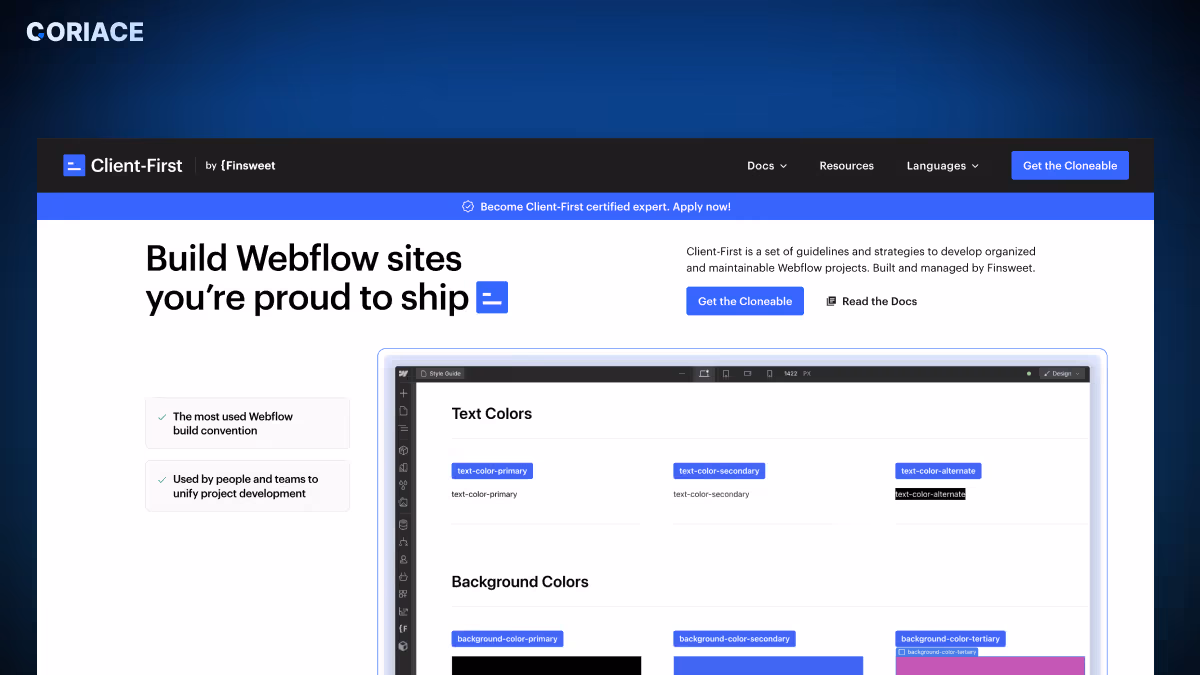Pourquoi apprendre la méthode Client-First pour faire un site Webflow ?