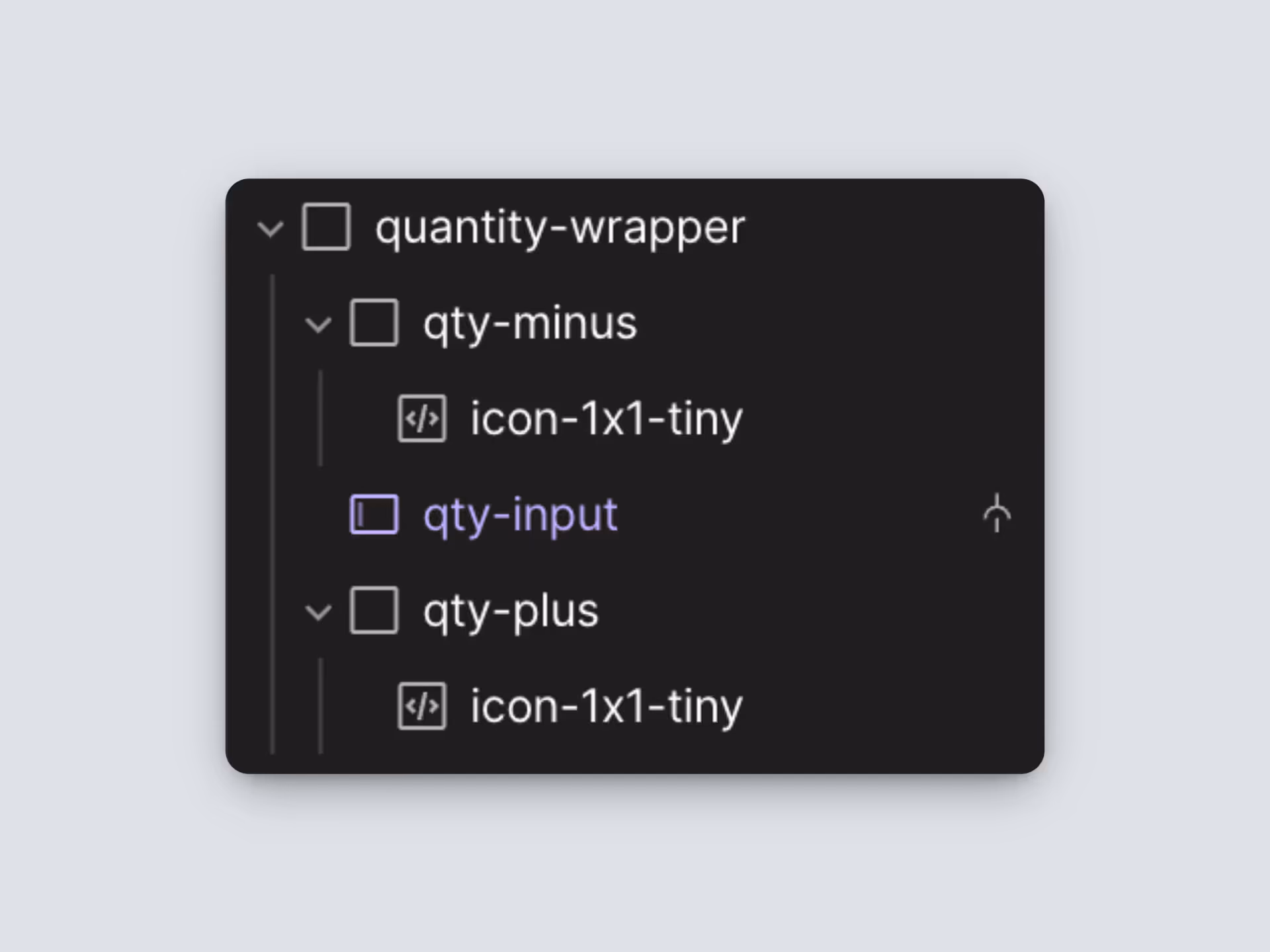 Le bouton quantité en place sur une fiche produit