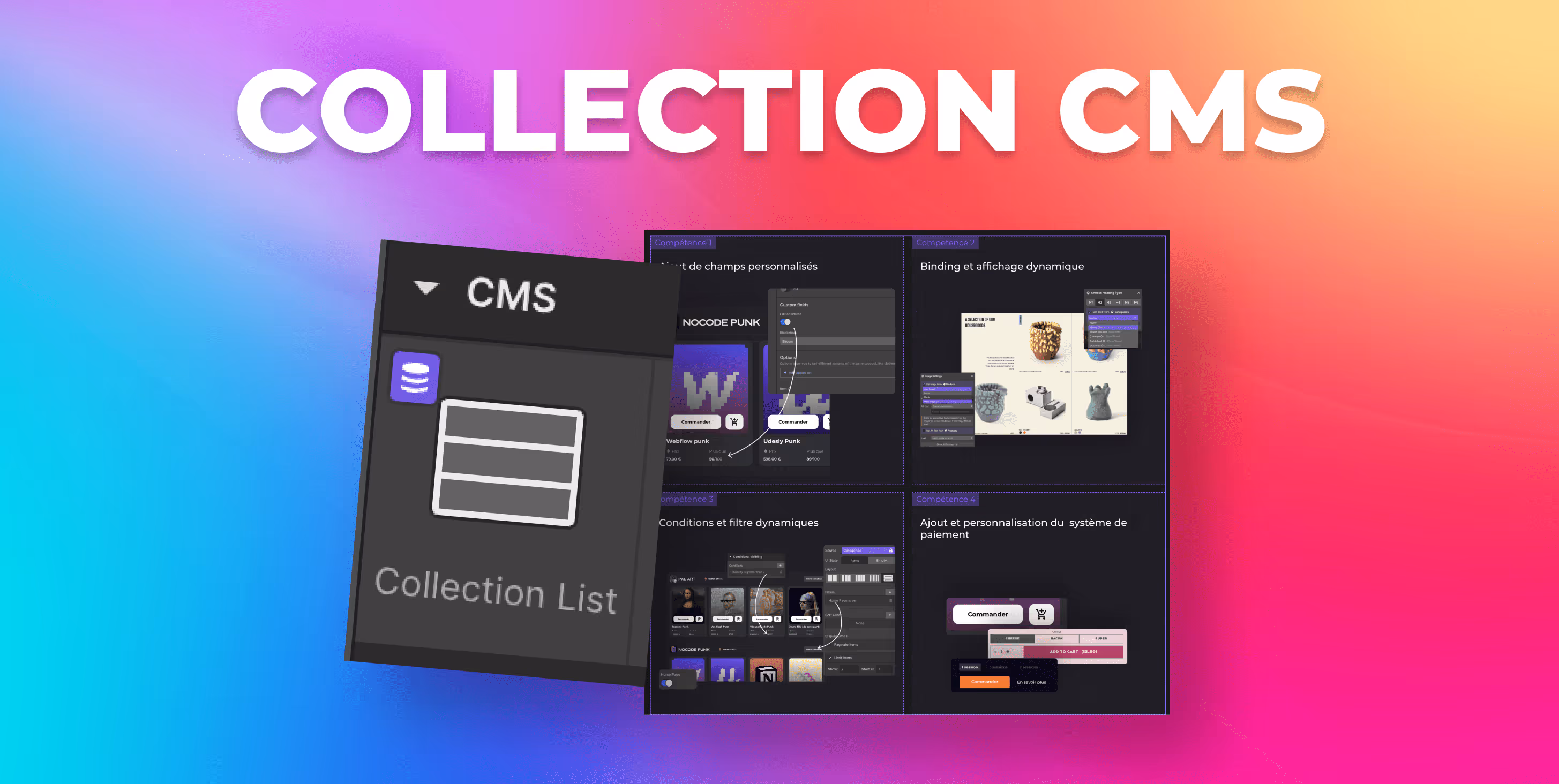 Comment utiliser les collections CMS pour créer un site Web dynamique avec Webflow ?