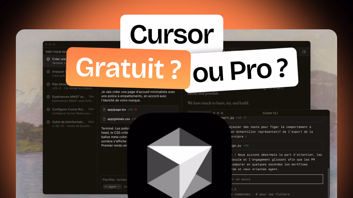 Cursor gratuit ou Pro : quel plan choisir selon tes besoins