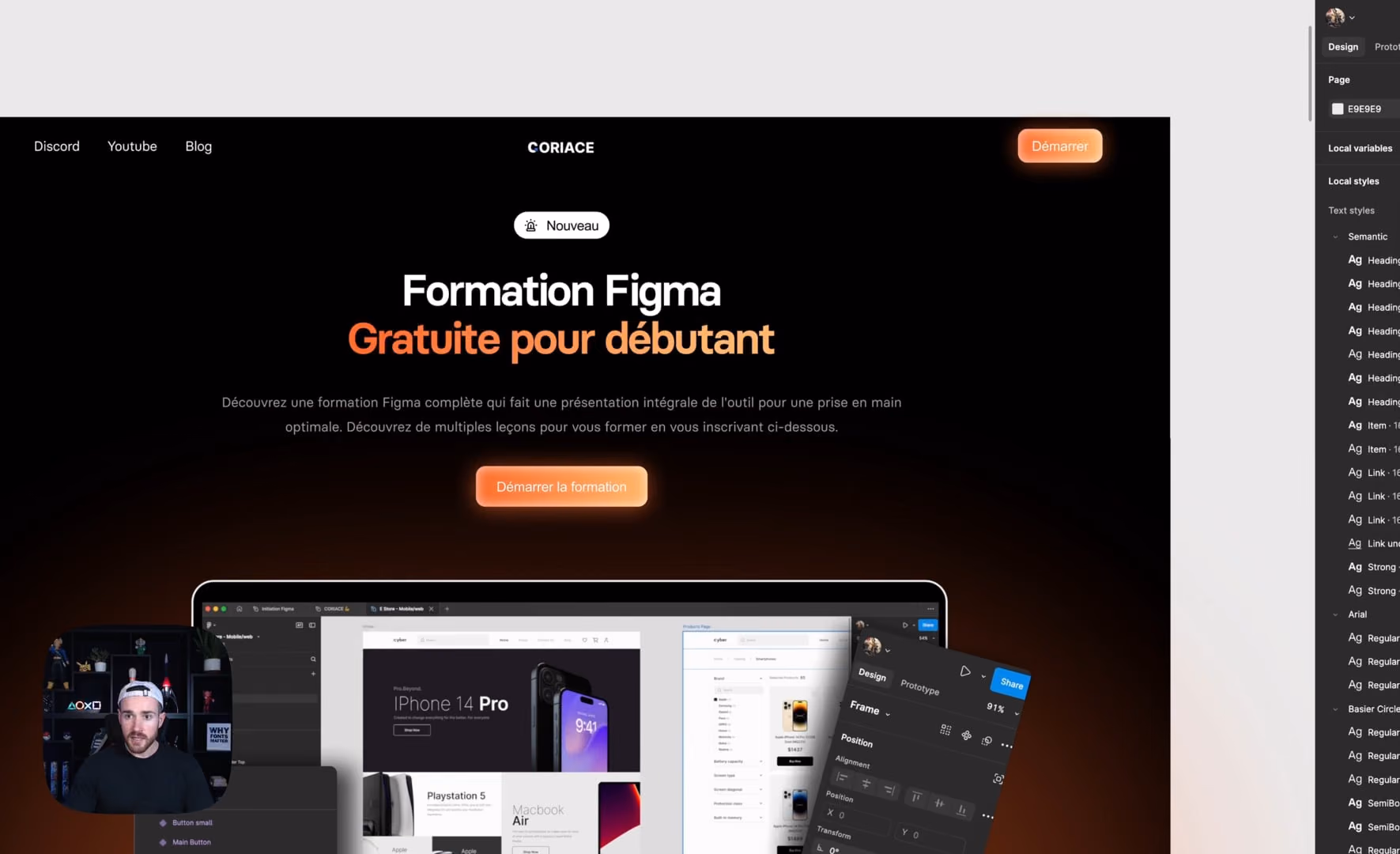 Les styles locaux dans Figma