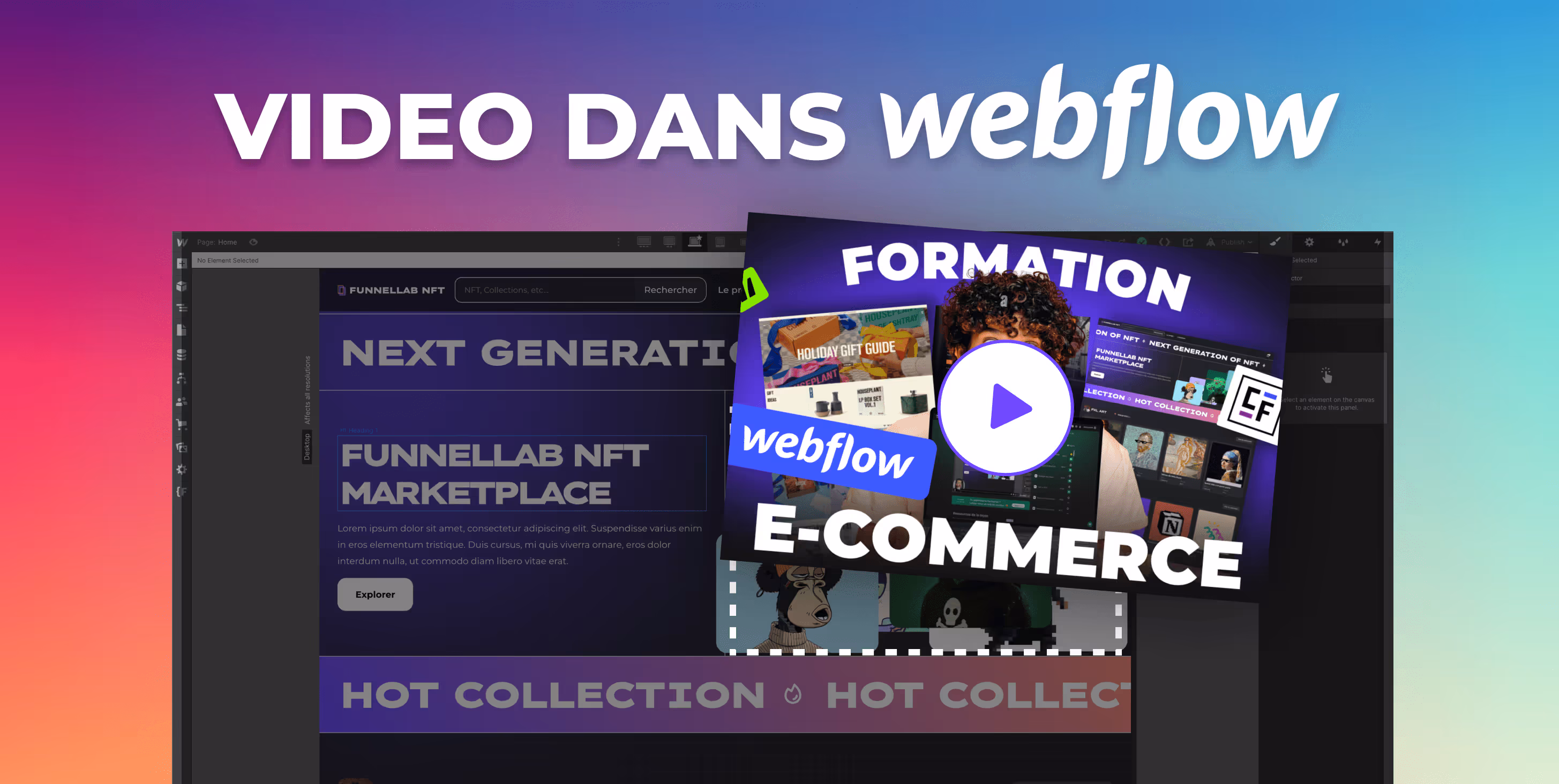 Comment intégrer des vidéos sur ton site Web Webflow ?