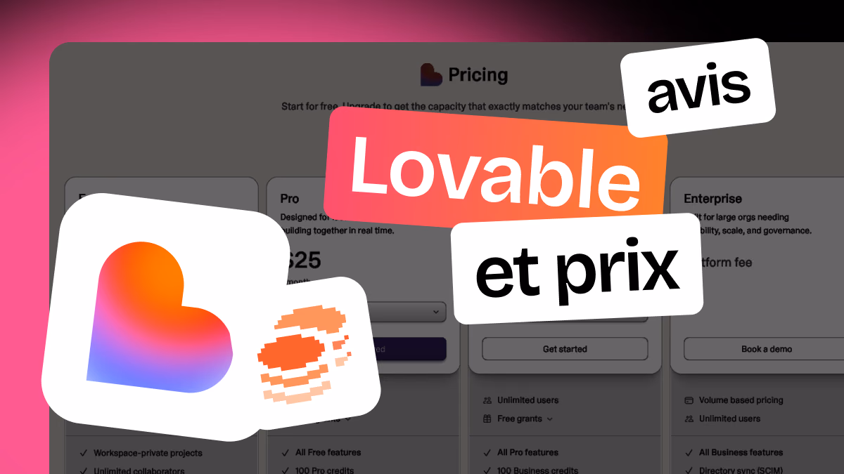 Lovable : avis, prix, limites et alternatives en 2026