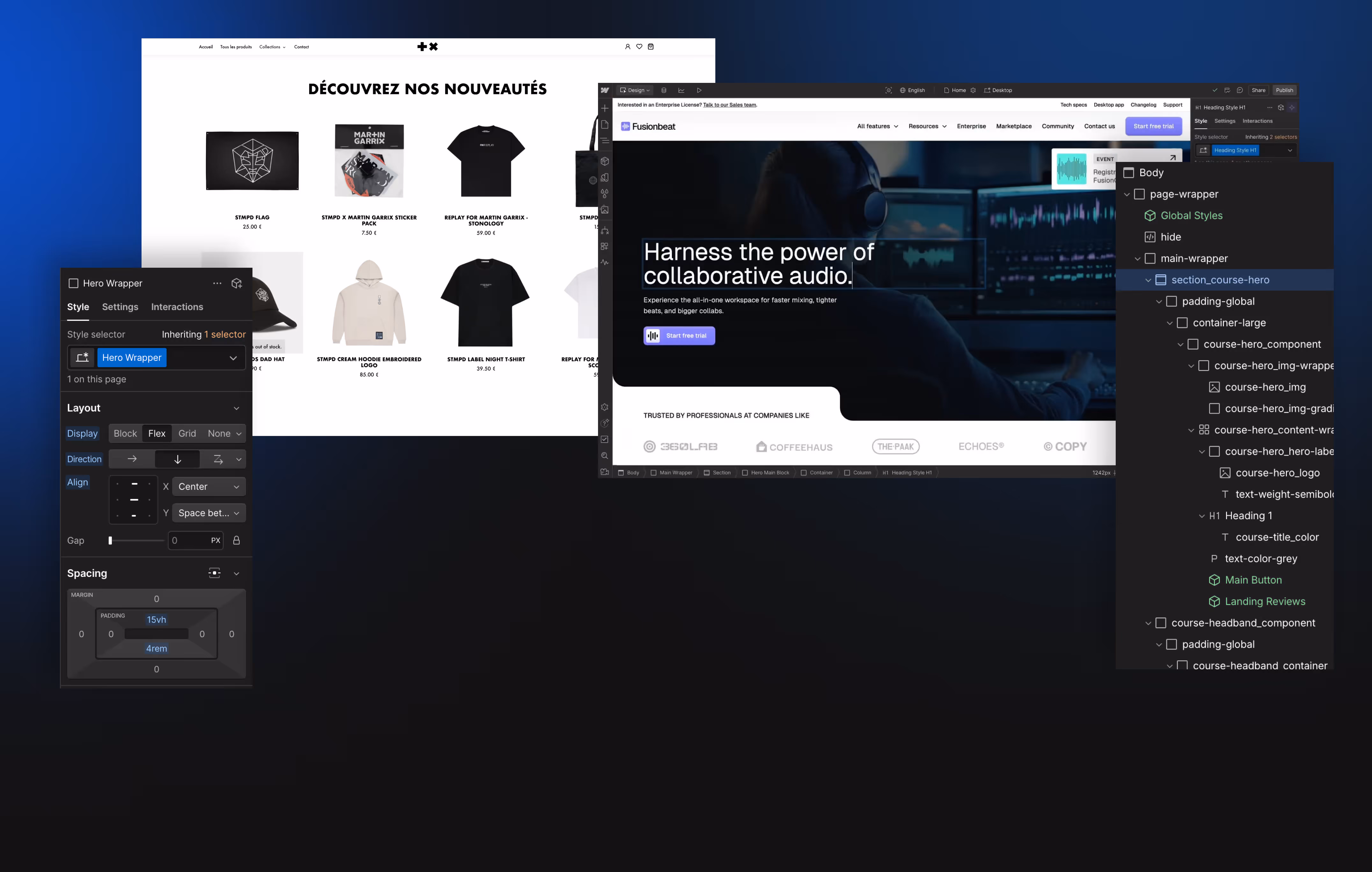 Aperçu de la formation Webflow